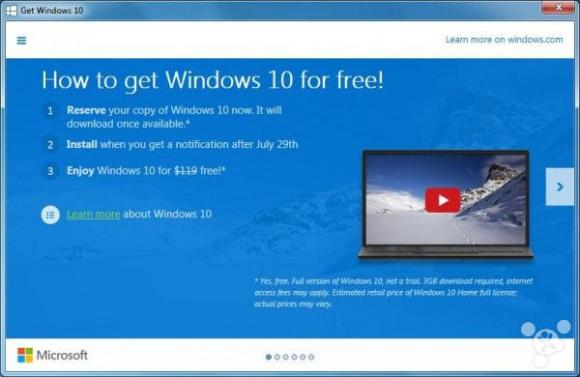 微软:编辑注册表可禁止Windows 10升级提醒