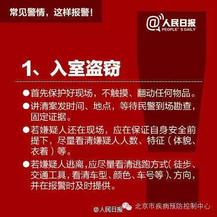 健康生活小常识报警电话,你真的会用吗?