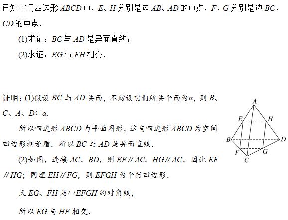 高中数学几何基础:点、直线、平面的位置关系