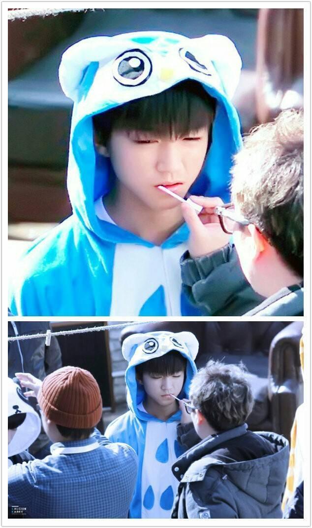 [TFBOYS][分享]160119 捕捉到一枚不爱化妆的